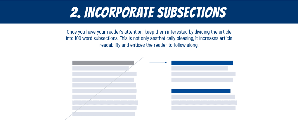 Essential SEO Tips 02 - Subsections