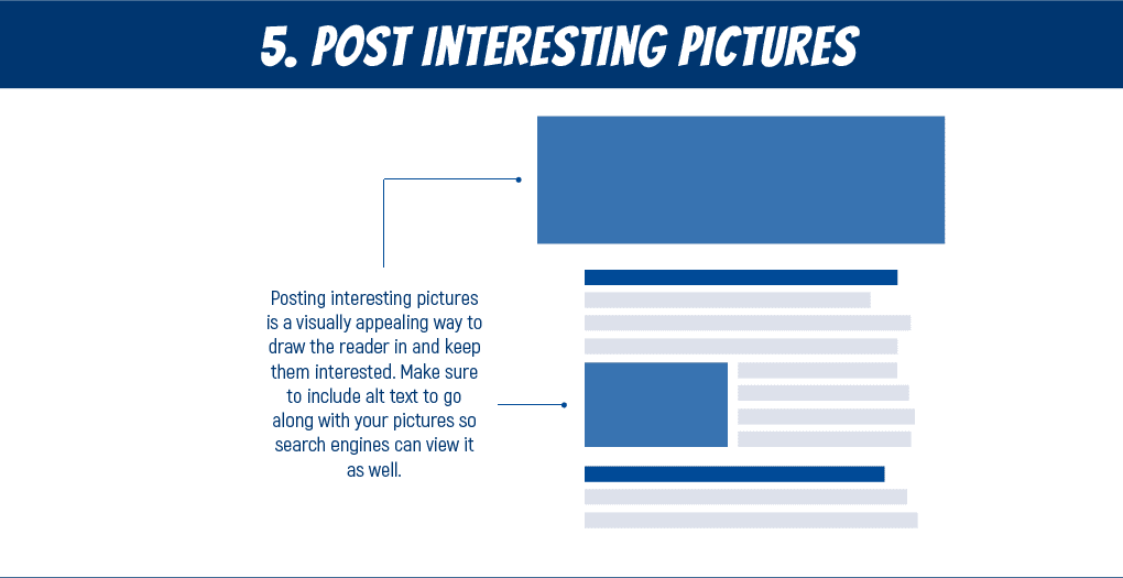 Essential SEO Tips 05 - Interesting pictures