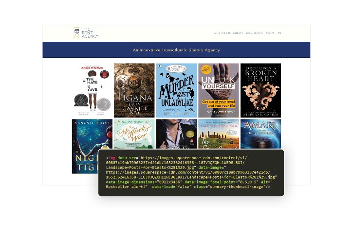 Updating heading structure on The Bent Agency’s website with appropriate headings and subheadings