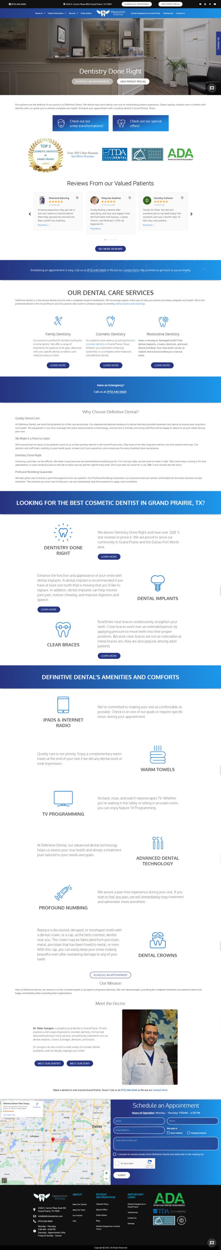 Definitive Dental Home Page