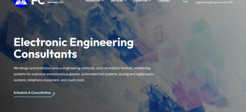 FC Engineering homepage screenshot