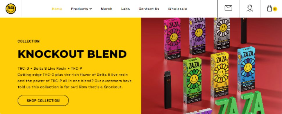Knockout Blend Collection displayed on Zazathc.com