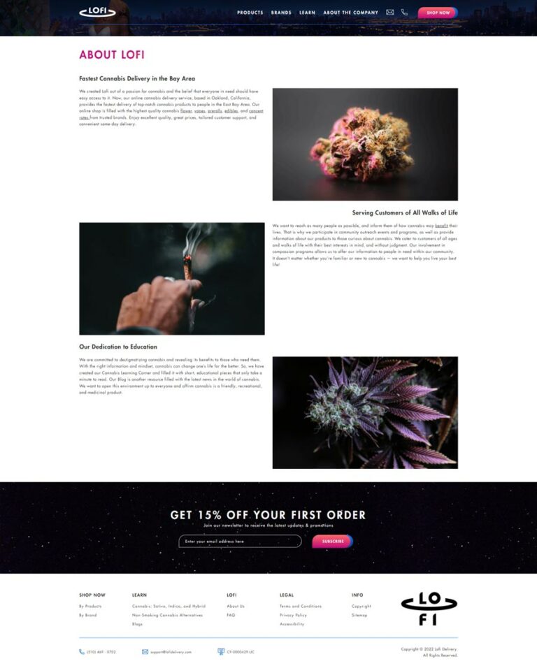 About LoFi Fastest Cannabis Delivery in the Bay Area