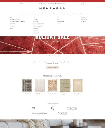 Mehraban Rugs Collections Page