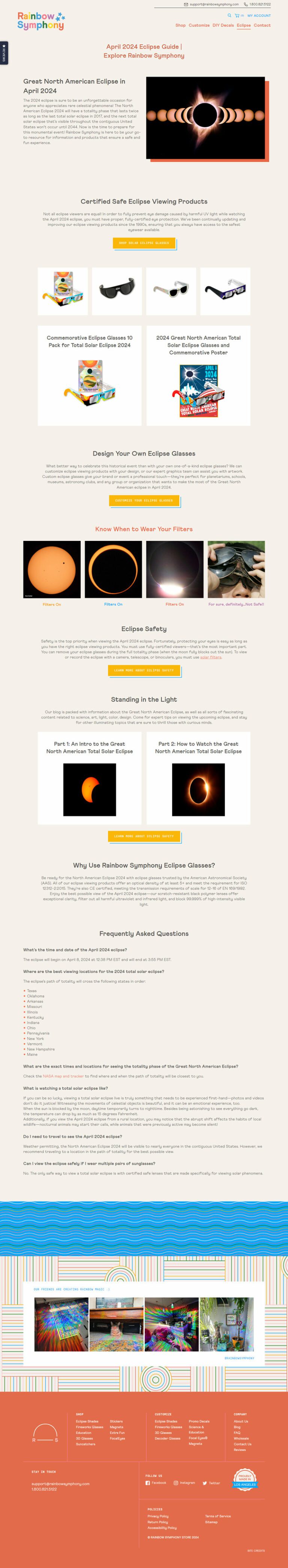 Explore Rainbow Symphony April 2024 Eclipse Guide
