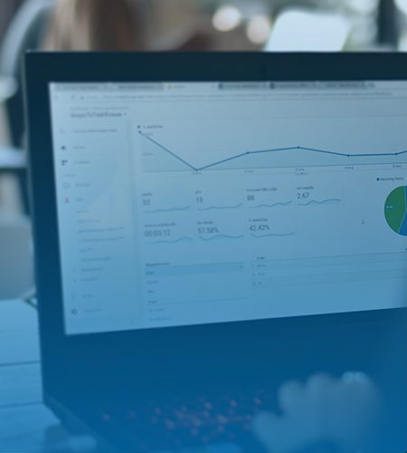 a black computer screen showing SEO data