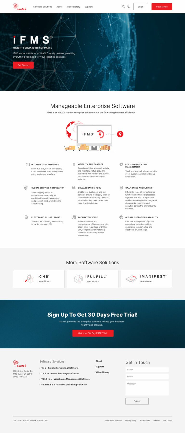 Suntek Systems Product Page