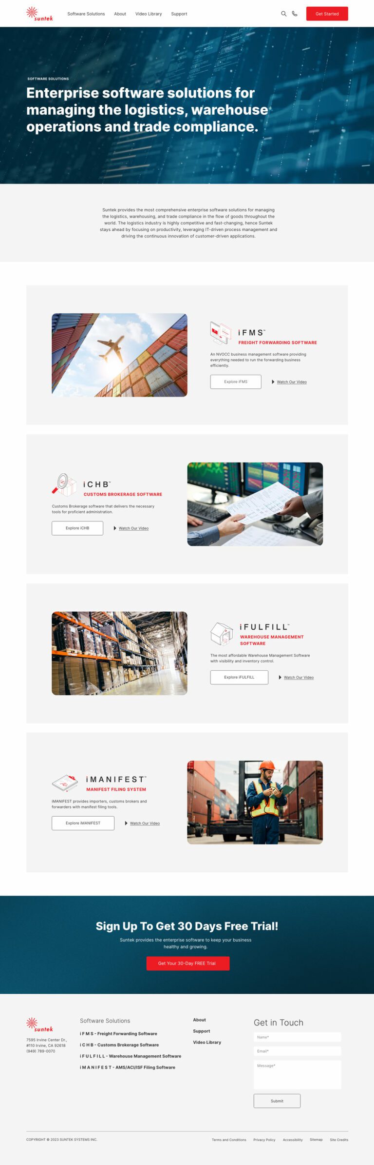 Suntek Systems Solutions Page