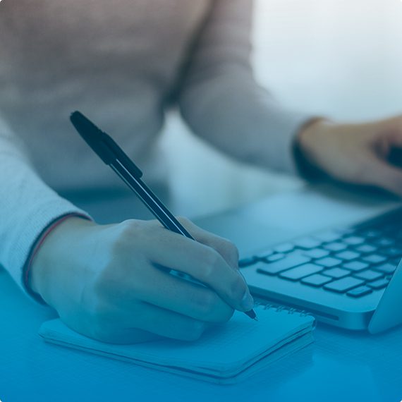 hands holding a mobile phone with a medical website