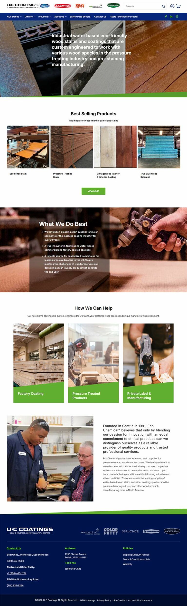 UC Coatings Eco Chemical Product Page