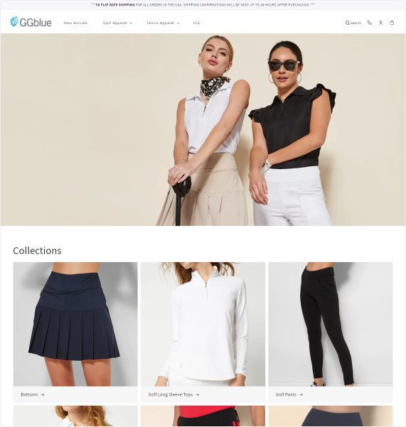 Revised GG Blue homepage