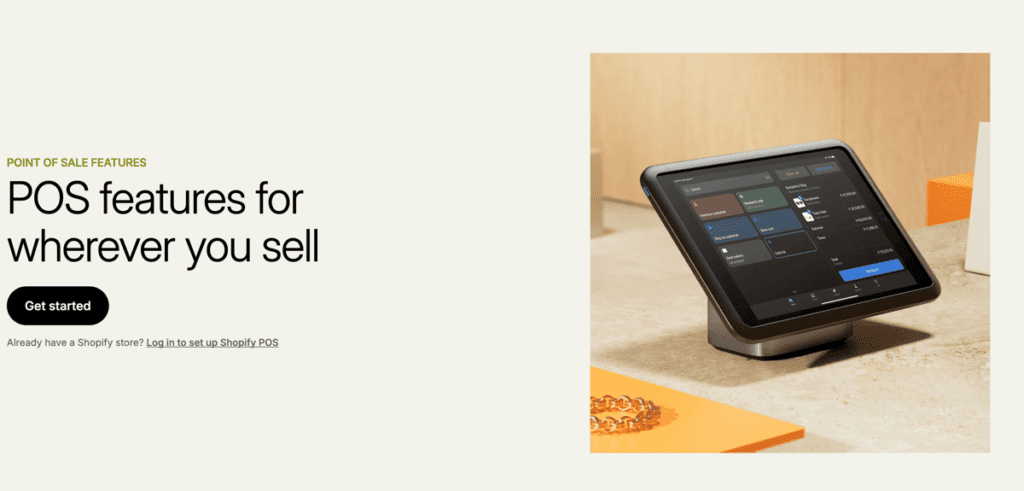 Banner introducing Shopify POS