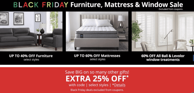 JC Penney black friday sale