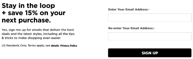 Kohl’s email marketing and SEO efforts