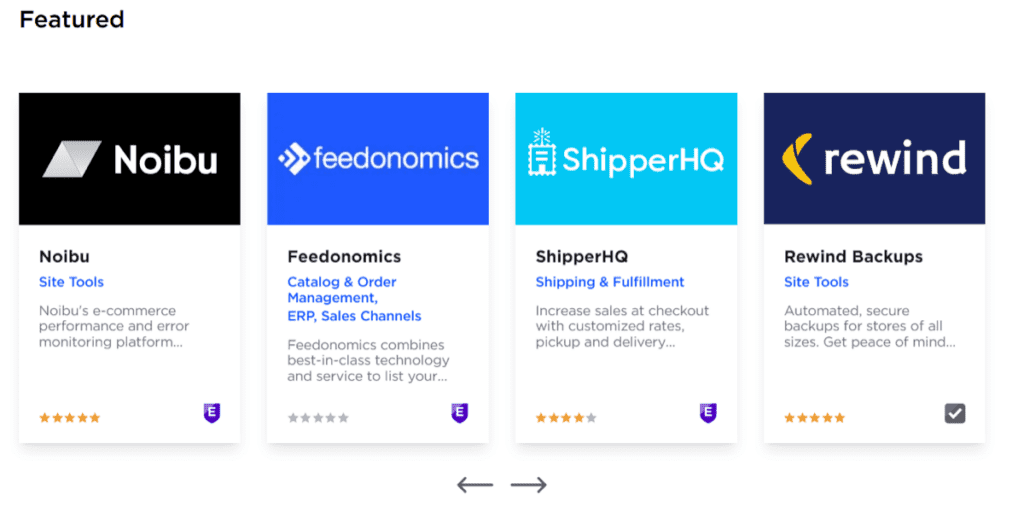 Featured BigCommerce apps