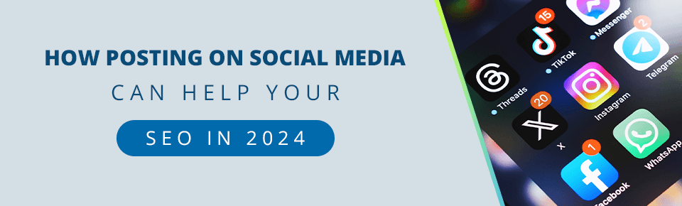 How posting on social media can help SEO