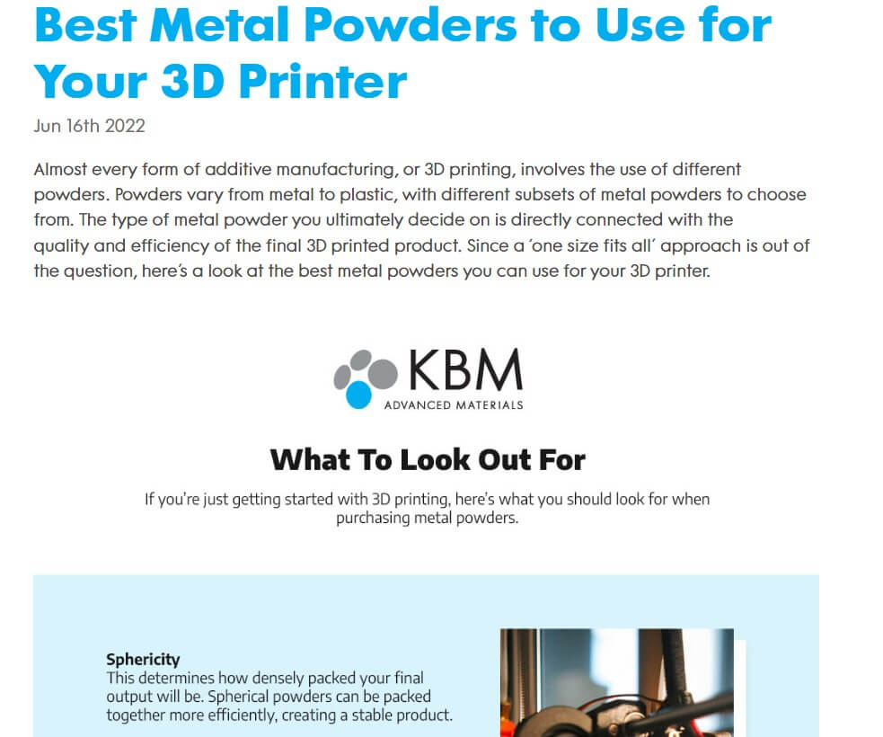 An infographic about 3d printing