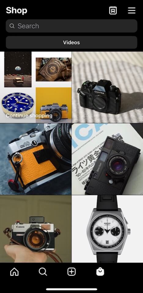 Instagram’s marketplace tab