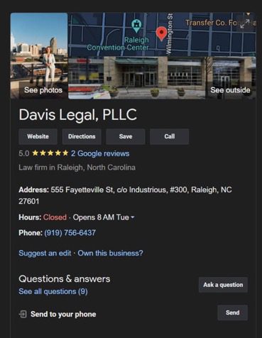 a Knowledge Panel in a Google search result
