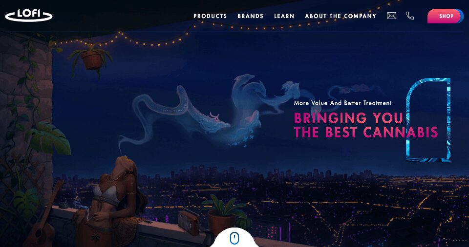 Lori Delivery homepage screenshot