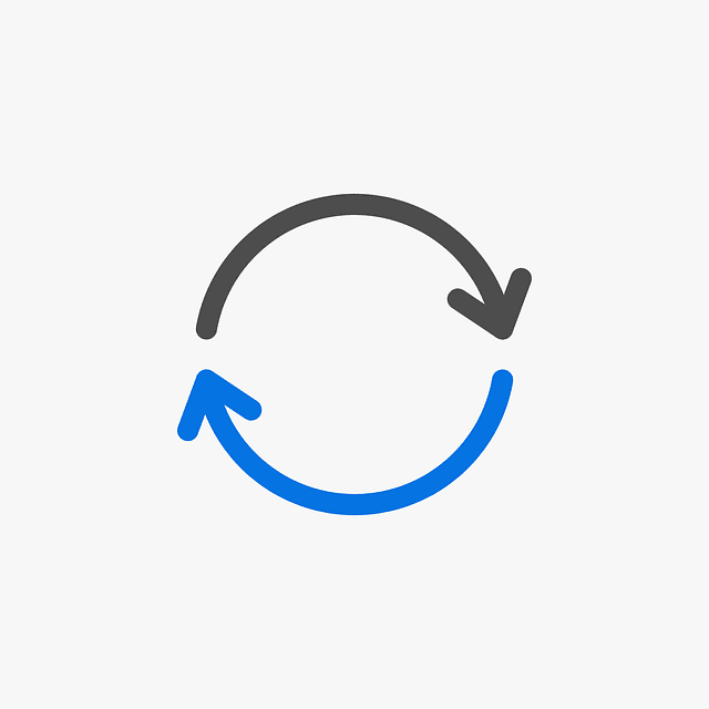 Looping arrows update icon