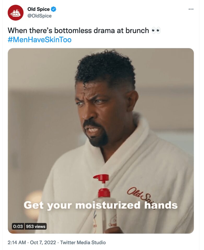 Example of brand awareness in social media marketing for business