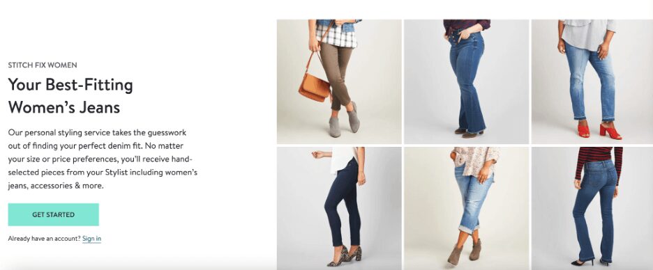 a screenshot of a personalized shopping quiz for personalization 