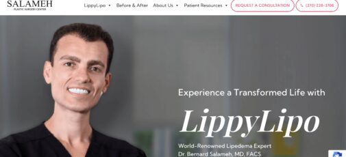 Salameh homepage screenshot