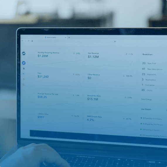 screenshot of paid search analytics
