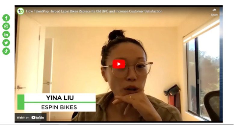 TalentPop Espin Bikes case study