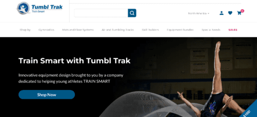 Screenshot of Tumbl Trak website