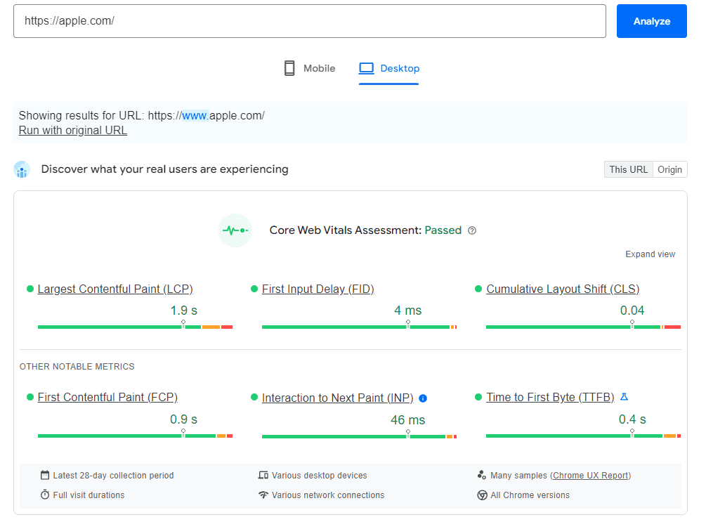 a website maintenance diagnostic tool