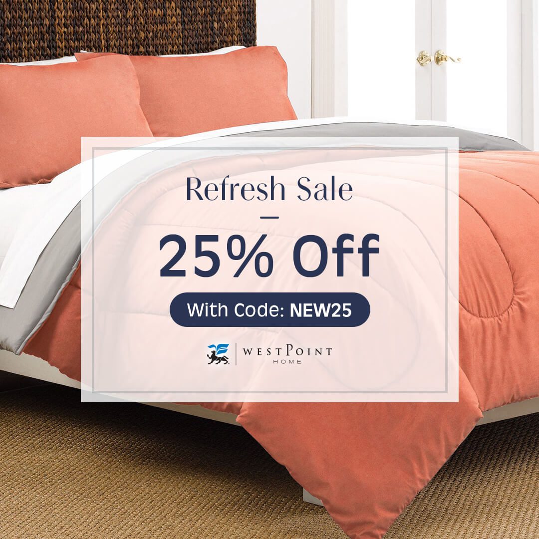 WestPoint Home 25% off Sale Banner