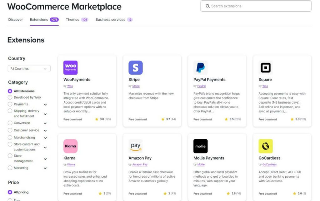WooCommerce Marketplace
