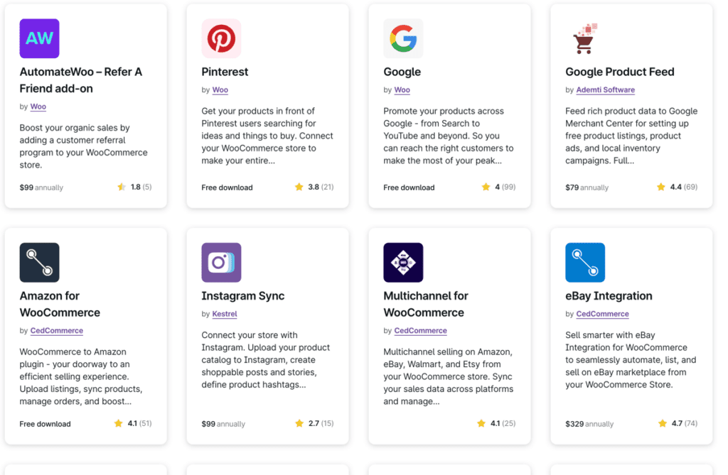 WooCommerce plugins for multi-channel ecommerce