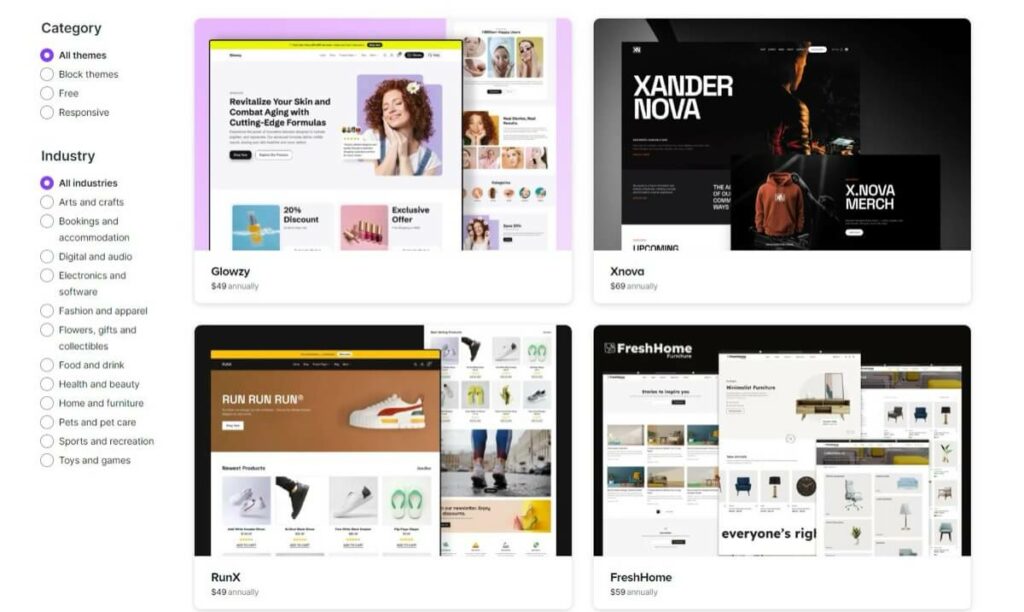 WooCommerce themes
